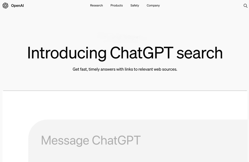 OpenAI launches ChatGPT search, challenging Google and Bing