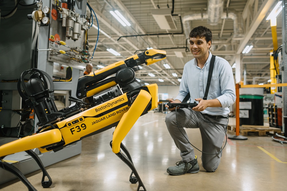 WATCH: JLR’s robotic dog helps drive electric vehicle future